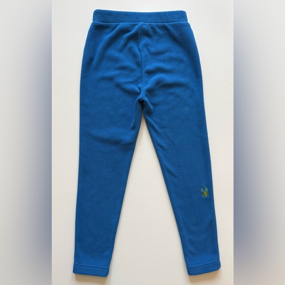 Spyder Kids Unisex Speed Fleece Cobalt Blue Pants - Size 7 - Picture 5 of 13